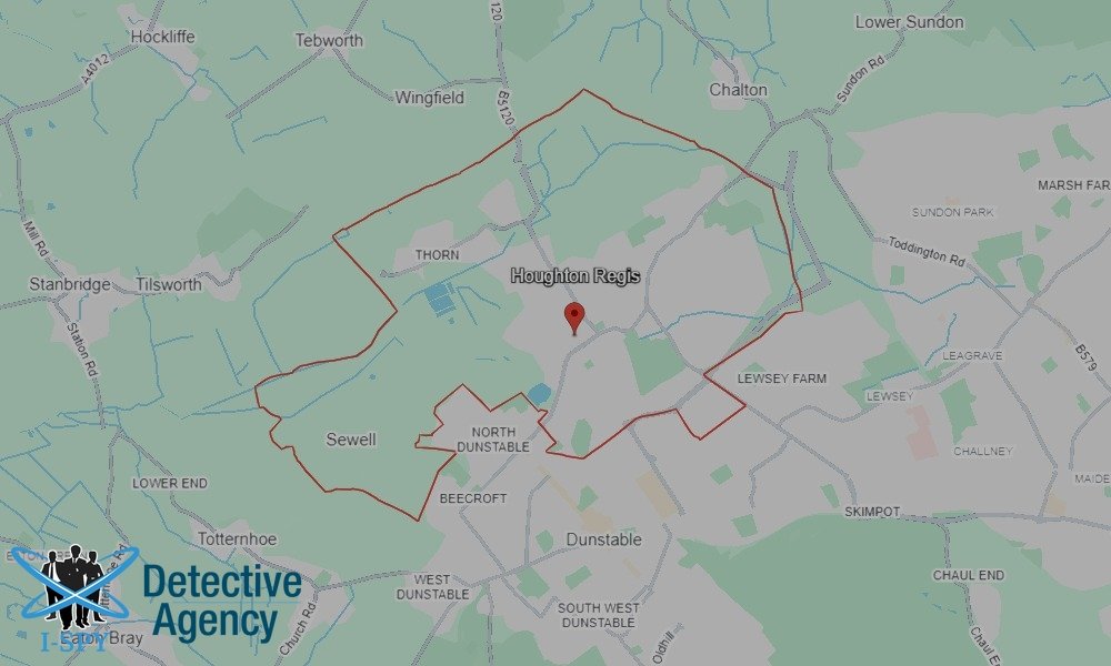 Our Detectives operate across the entire Houghton Regis area