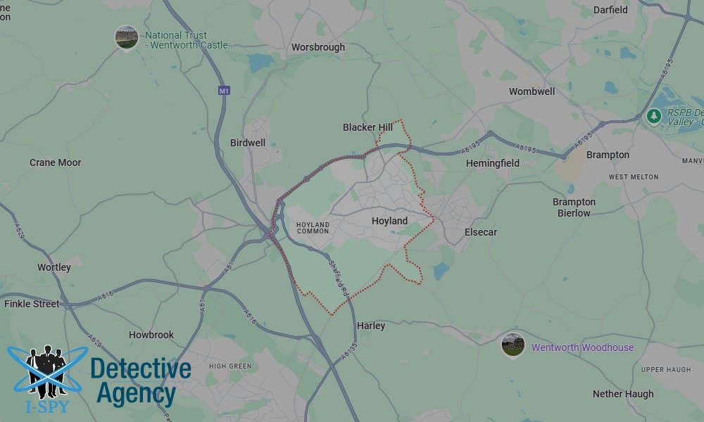 Our Detectives operate across the entire Hoyland area