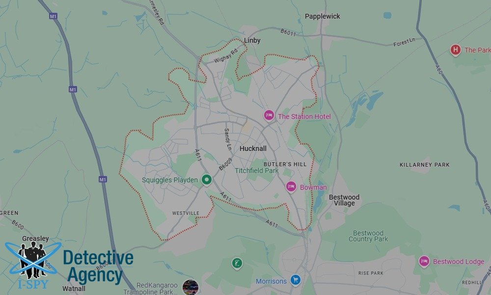 Our Detectives operate across the entire Hucknall area
