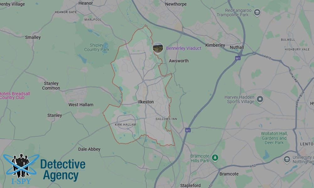 Our Detectives operate across the entire Ilkeston area