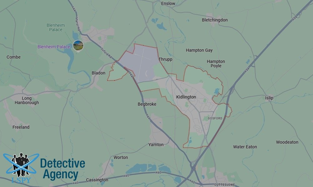 Our Detectives operate across the entire Kidlington area