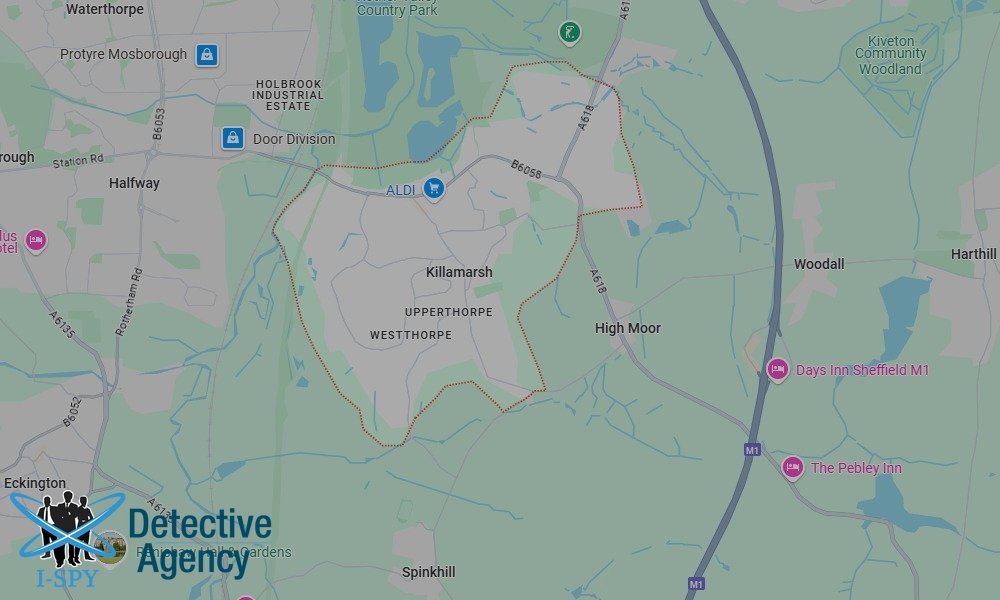 Our Detectives operate across the entire Killamarsh area