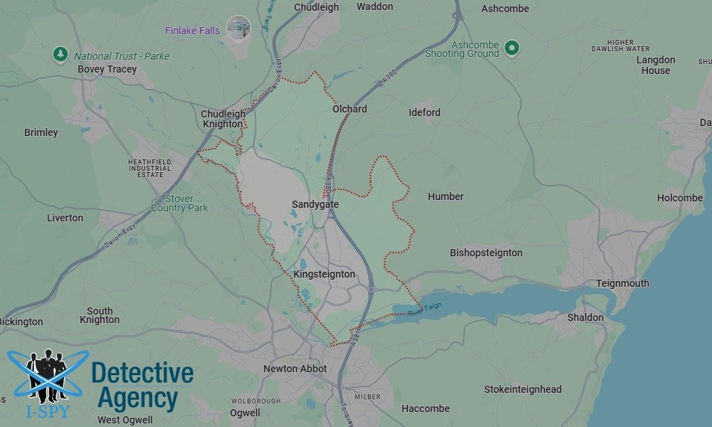 Our Detectives operate across the entire Kingsteignton area