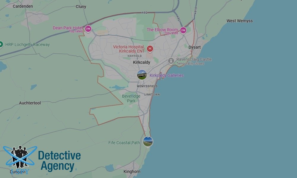Our Detectives operate across the entire Kirkcaldy area