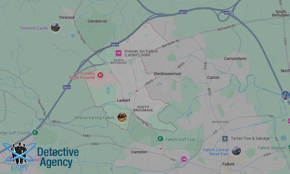 Our Detectives operate across the entire Larbert area