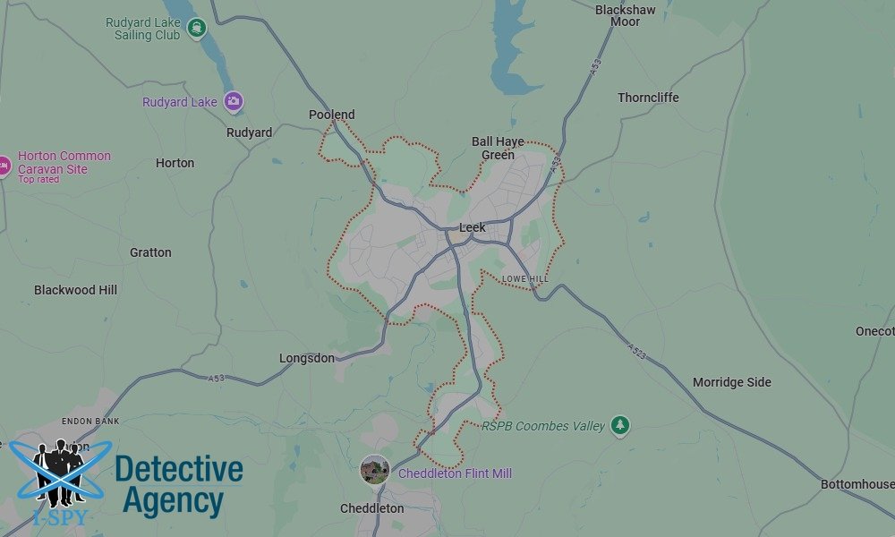 Our Detectives operate across the entire Leek area
