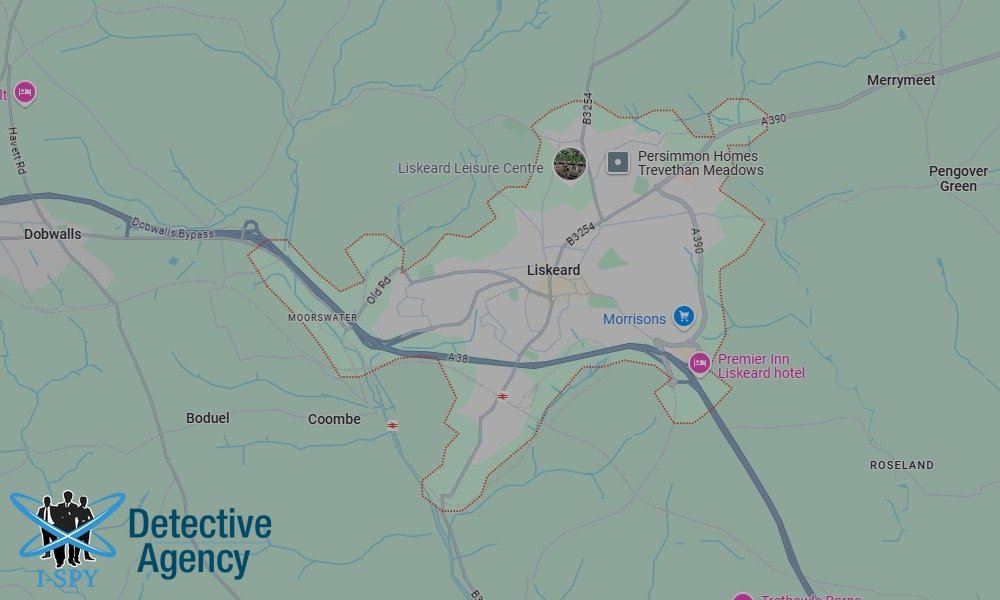 Our Detectives operate across the entire Liskeard area