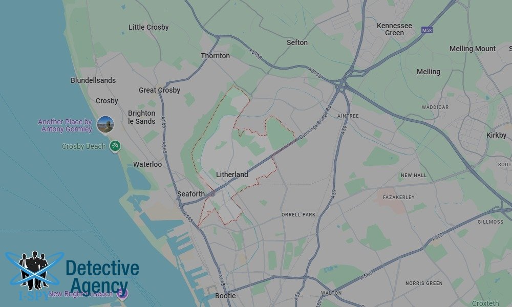 Our Detectives operate across the entire Litherland area
