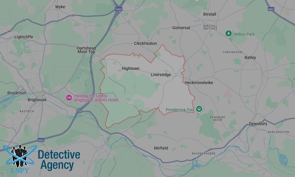 Our Detectives operate across the entire Liversedge area