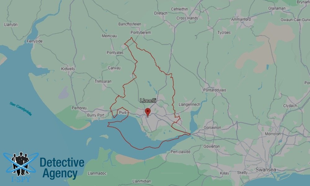 Our Detectives operate across the entire Llanelli area