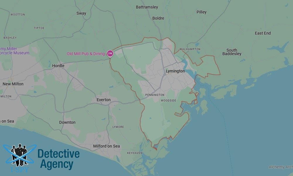 Our Detectives operate across the entire Lymington area