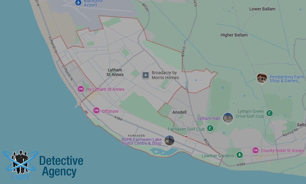 Our Detectives operate across the entire Lytham St Annes area