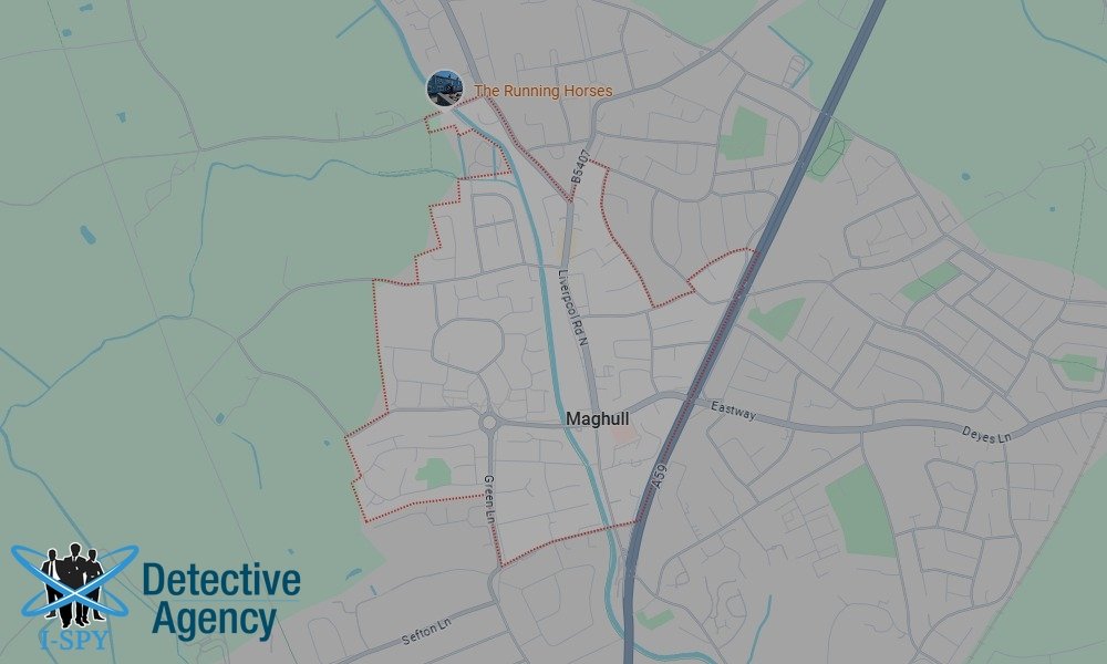 Our Detectives operate across the entire Maghull area