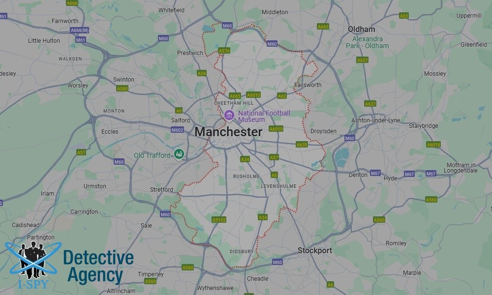 Our Detectives operate across the entire Manchester area