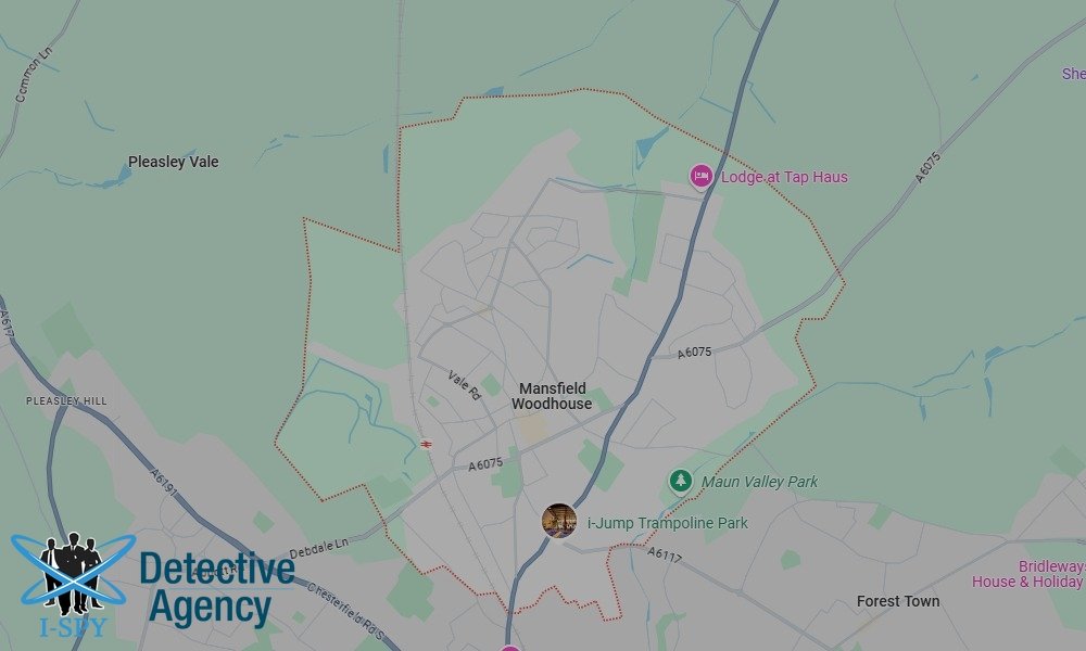 Our Detectives operate across the entire Mansfield Woodhouse area
