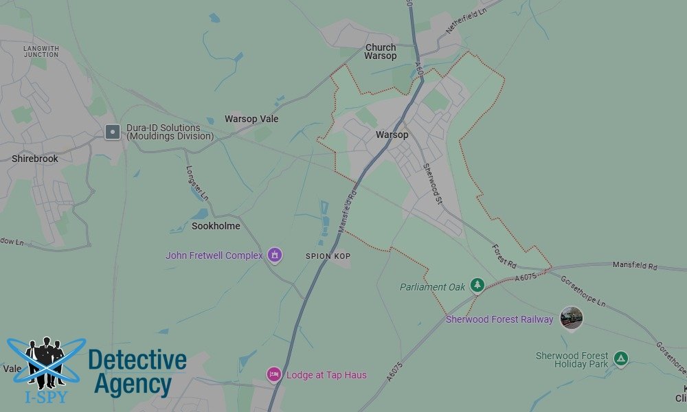 Our Detectives operate across the entire Market Warsop area