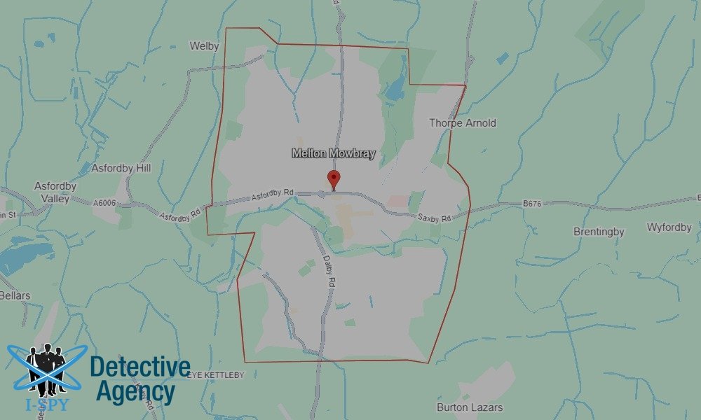 Our Detectives operate across the entire Melton Mowbray area