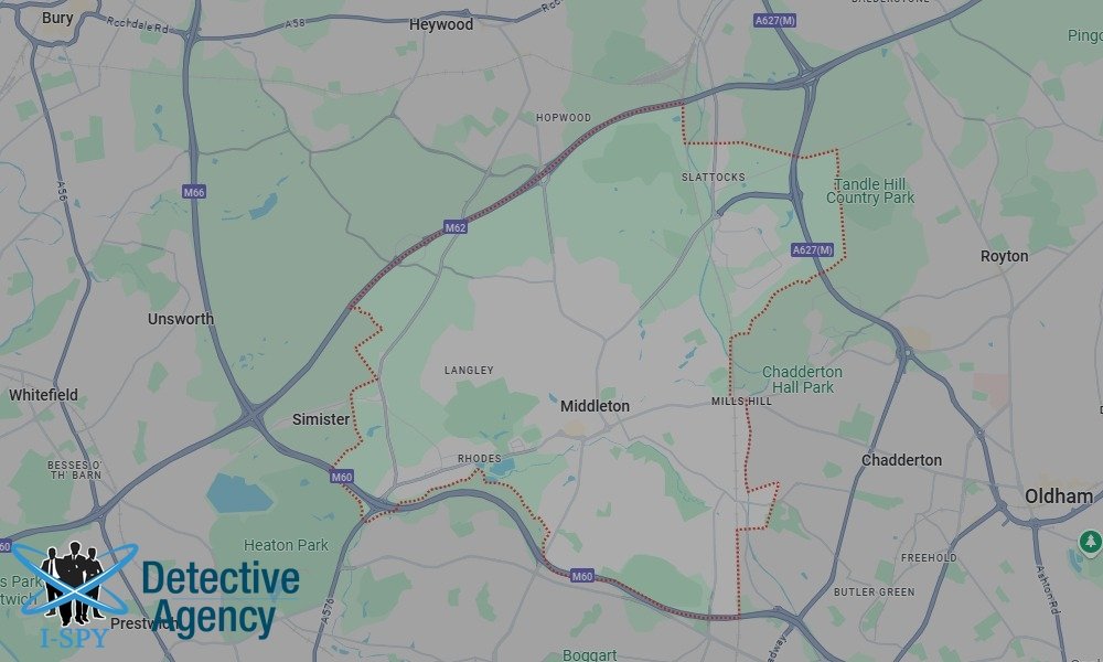 Our Detectives operate across the entire Middleton area