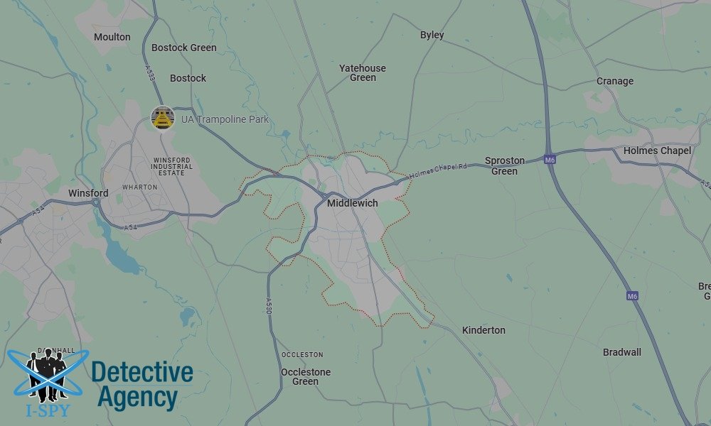 Our Detectives operate across the entire Middlewich area