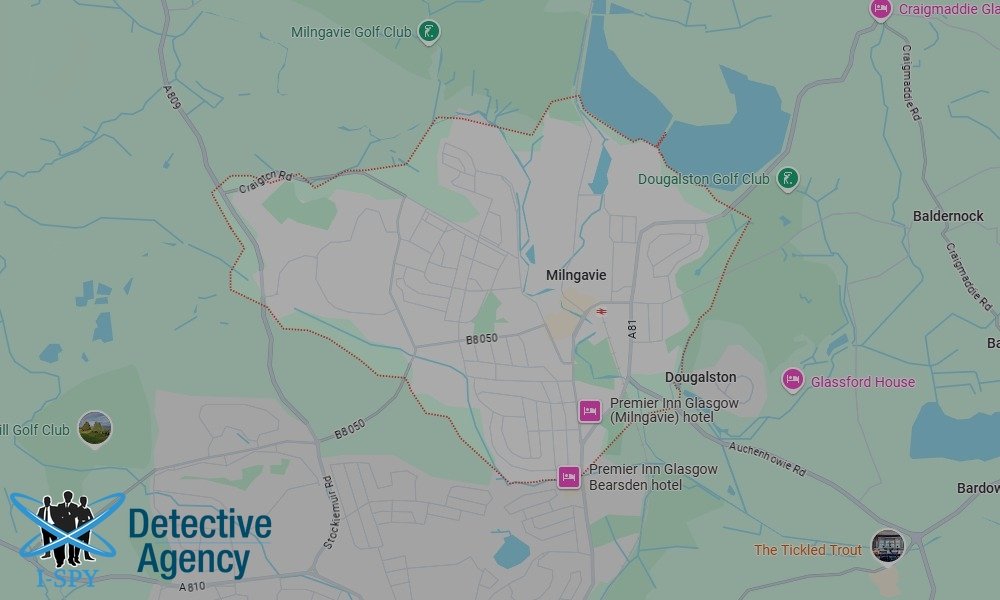 Our Detectives operate across the entire Milngavie area