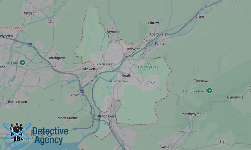 Our Detectives operate across the entire Neath area