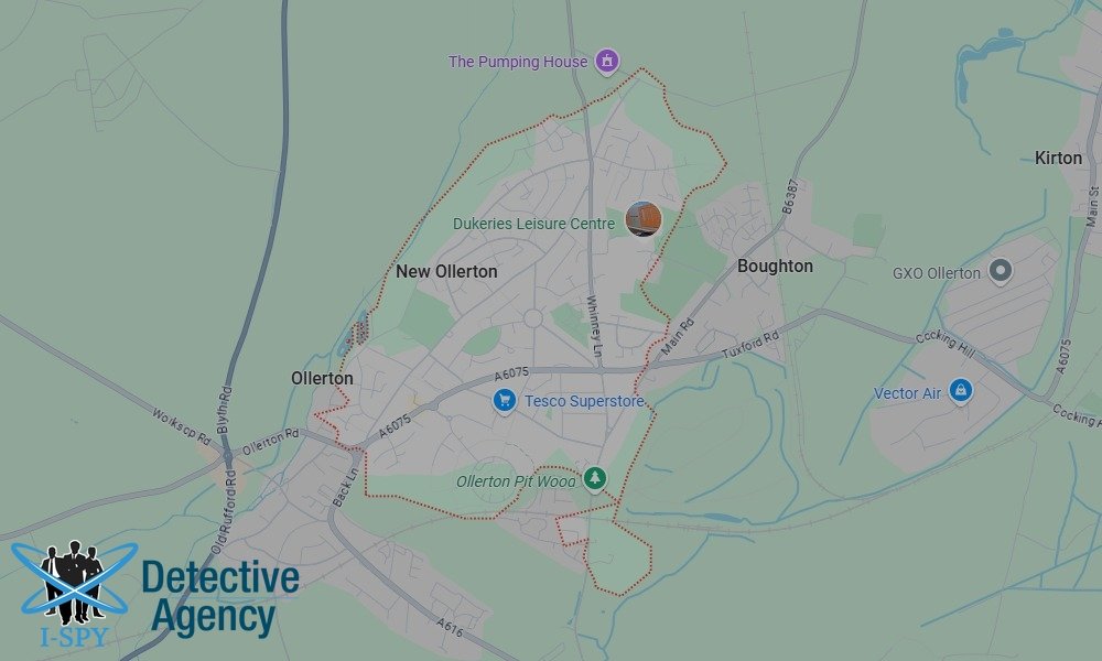 Our Detectives operate across the entire New Ollerton area
