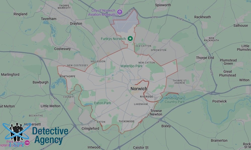 Our Detectives operate across the entire Norwich area