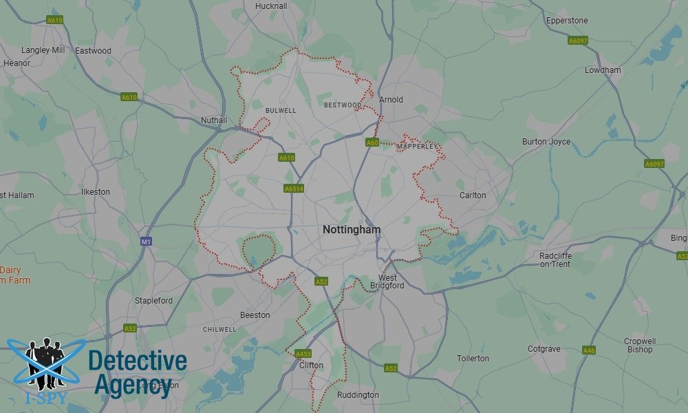 Our Detectives operate across the entire Nottingham area