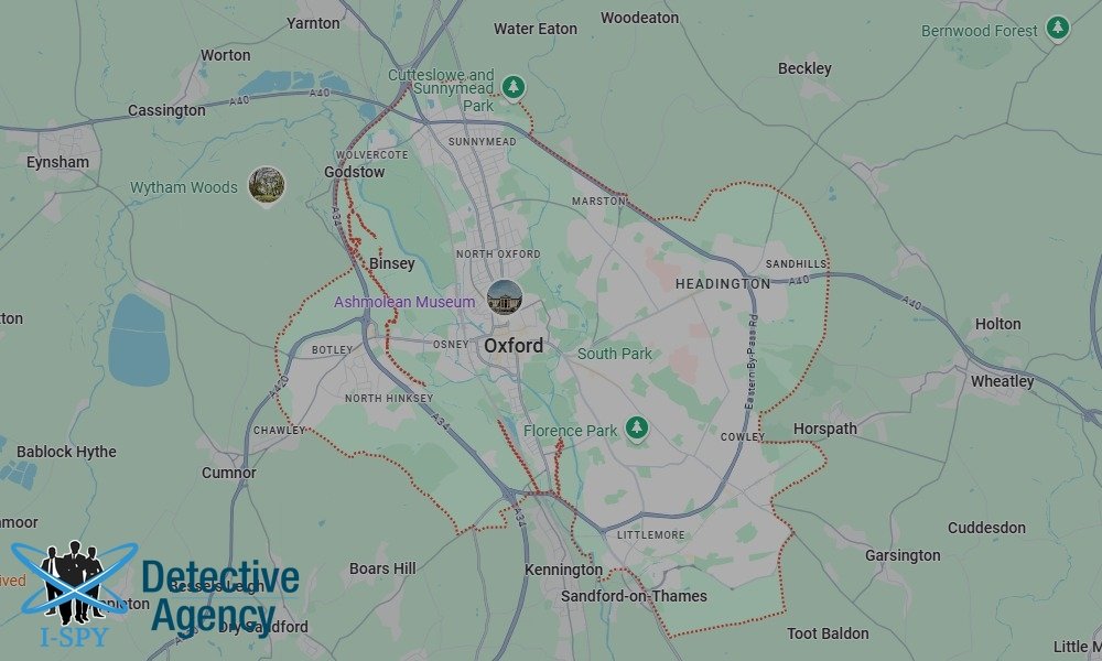Our Detectives operate across the entire Oxford area