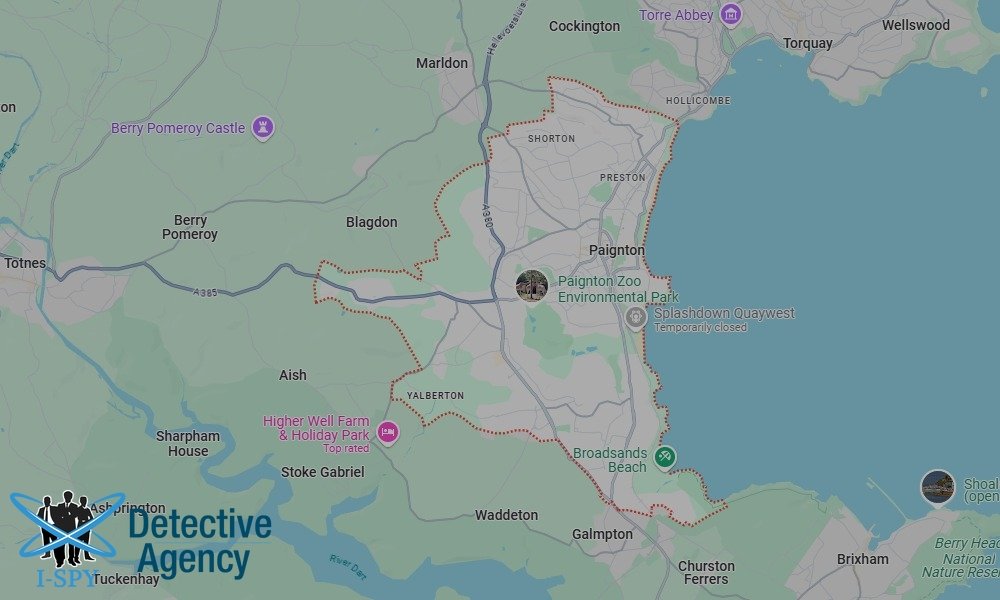 Our Detectives operate across the entire Paignton area