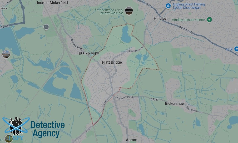 Our Detectives operate across the entire Platts Bridge area
