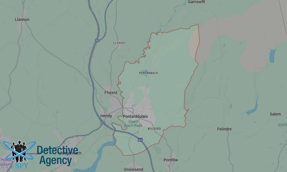 Our Detectives operate across the entire Pontarddulais area