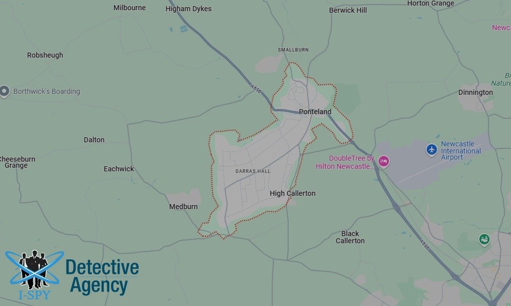 Our Detectives operate across the entire Ponteland area