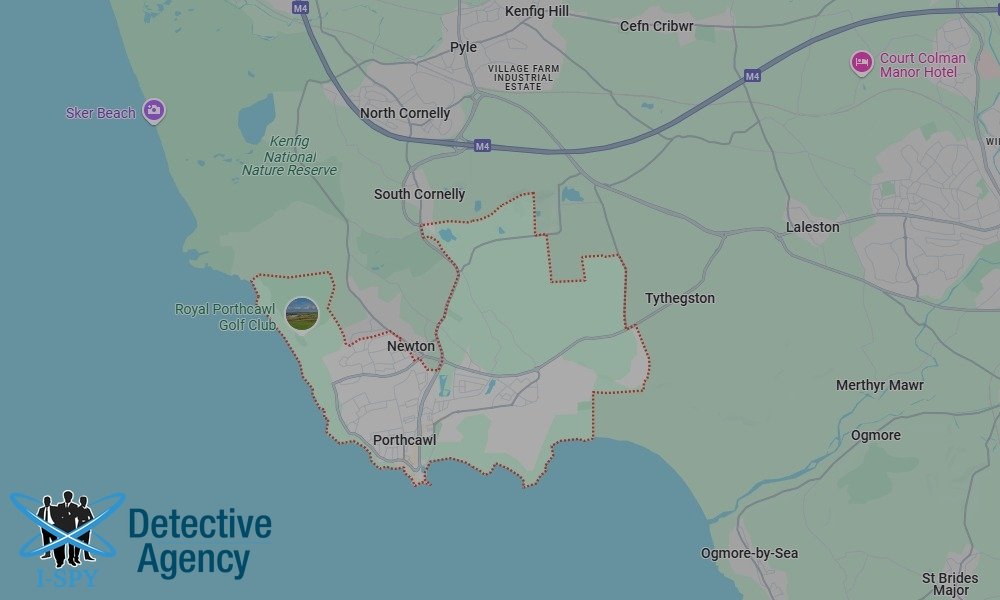 Our Detectives operate across the entire Porthcawl area