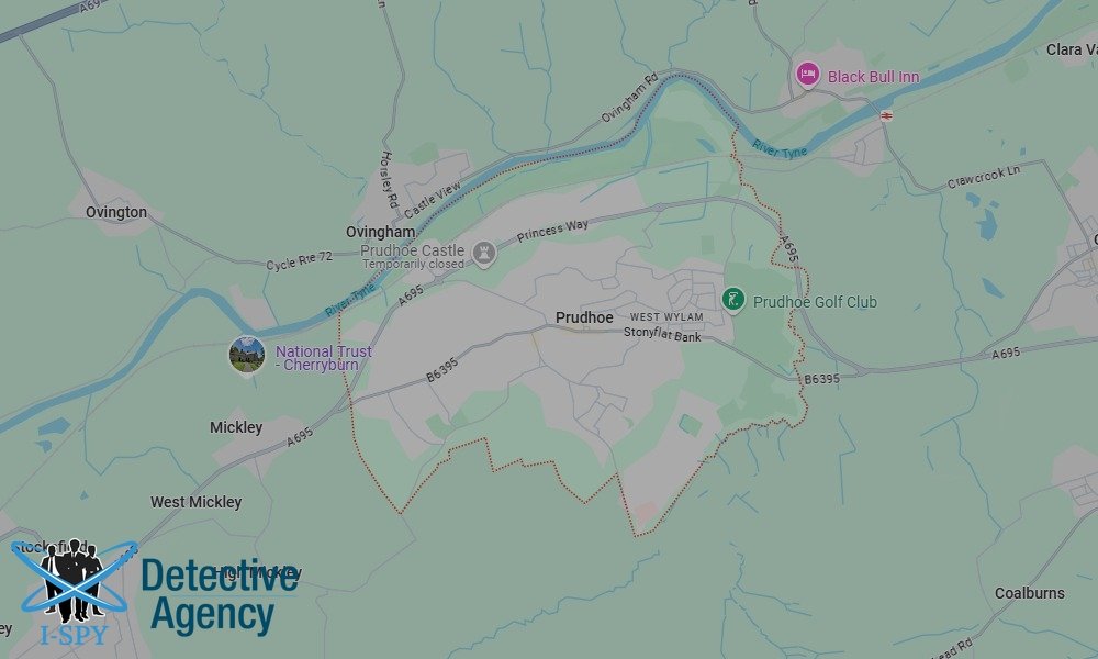 Our Detectives operate across the entire Prudhoe area