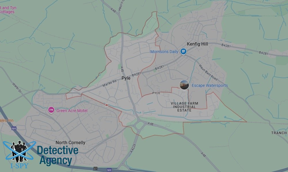 Our Detectives operate across the entire Pyle area