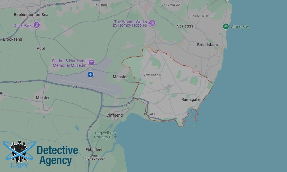 Our Detectives operate across the entire Ramsgate area