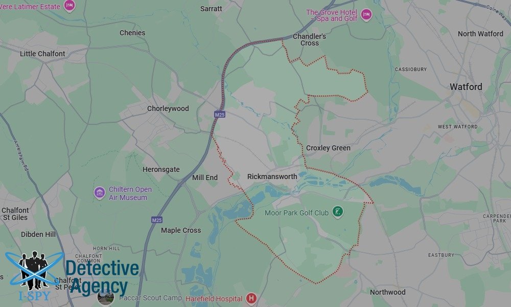 Our Detectives operate across the entire Rickmansworth area