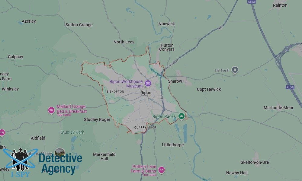 Our Detectives operate across the entire Ripon area