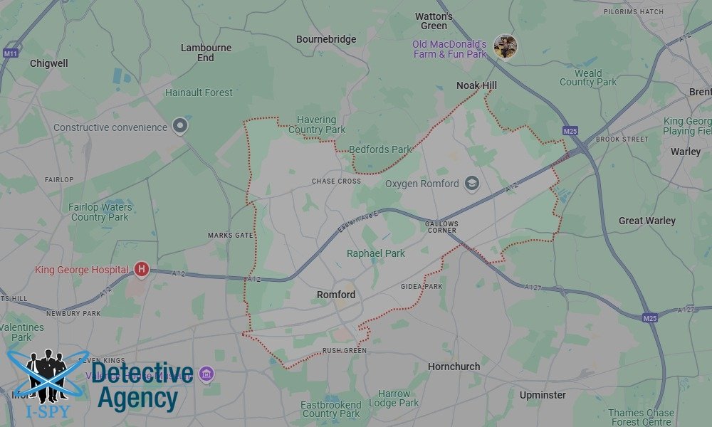 Our Detectives operate across the entire Romford area