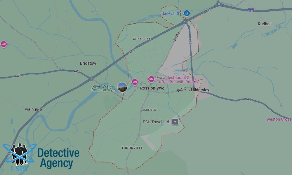 Our Detectives operate across the entire Ross-on-Wye area