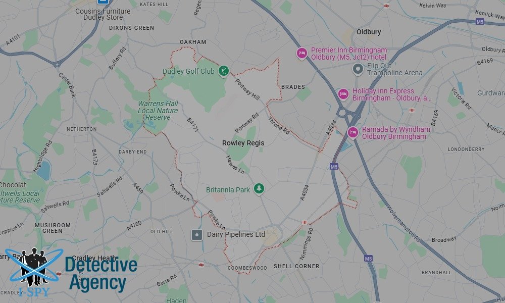 Our Detectives operate across the entire Rowley Regis area