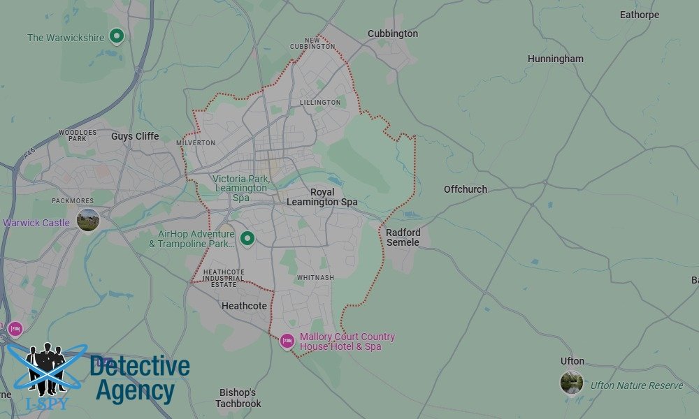 Our Detectives operate across the entire Royal Leamington Spa area