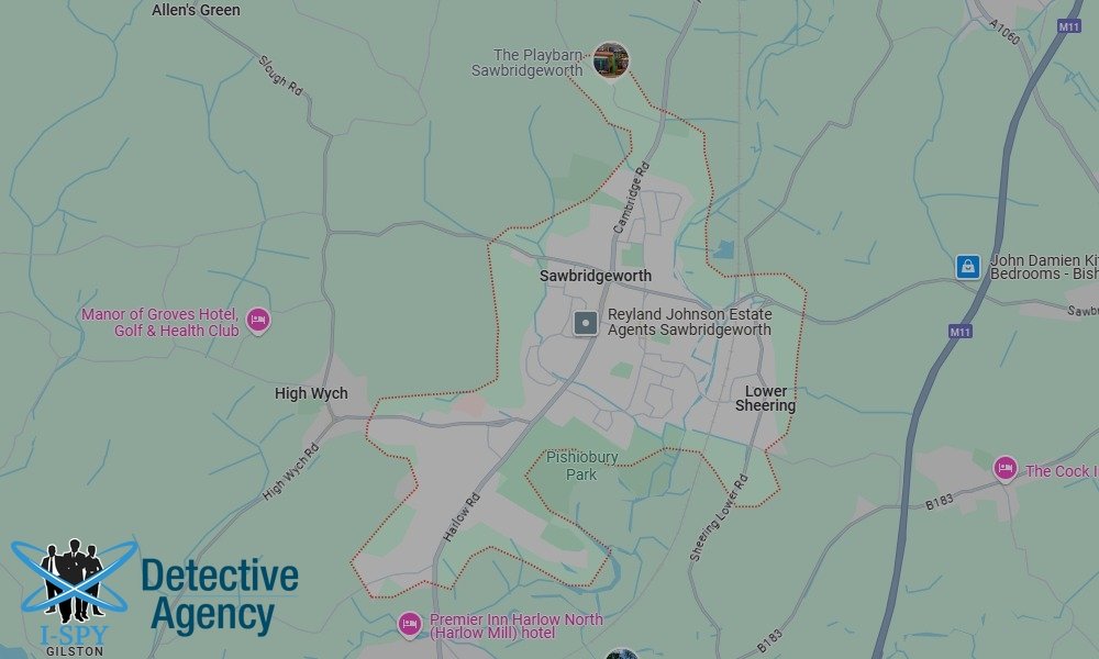Our Detectives operate across the entire Sawbridgeworth area