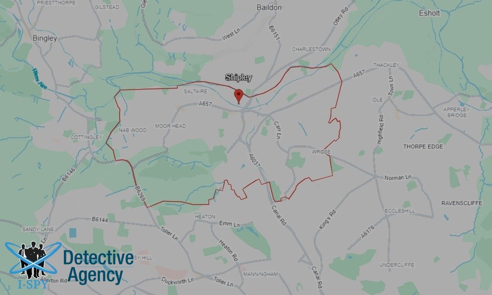 Our Detectives operate across the entire Shipley area