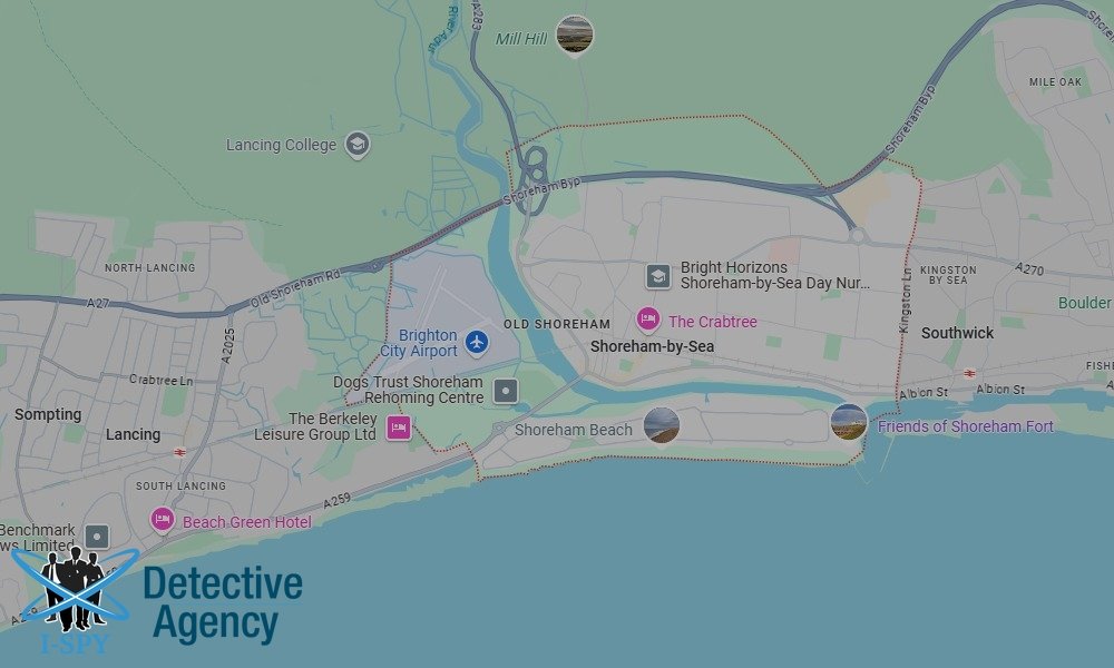 Our Detectives operate across the entire Shoreham-by-Sea area