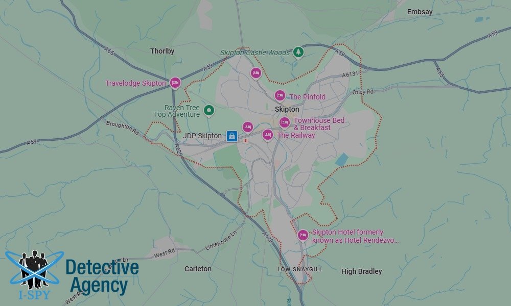 Our Detectives operate across the entire Skipton area