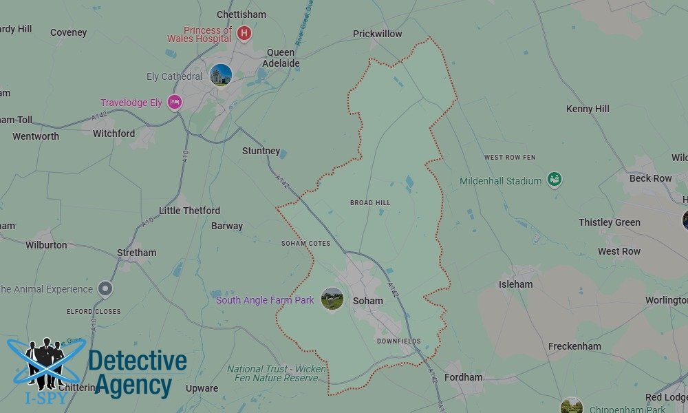 Our Detectives operate across the entire Soham area