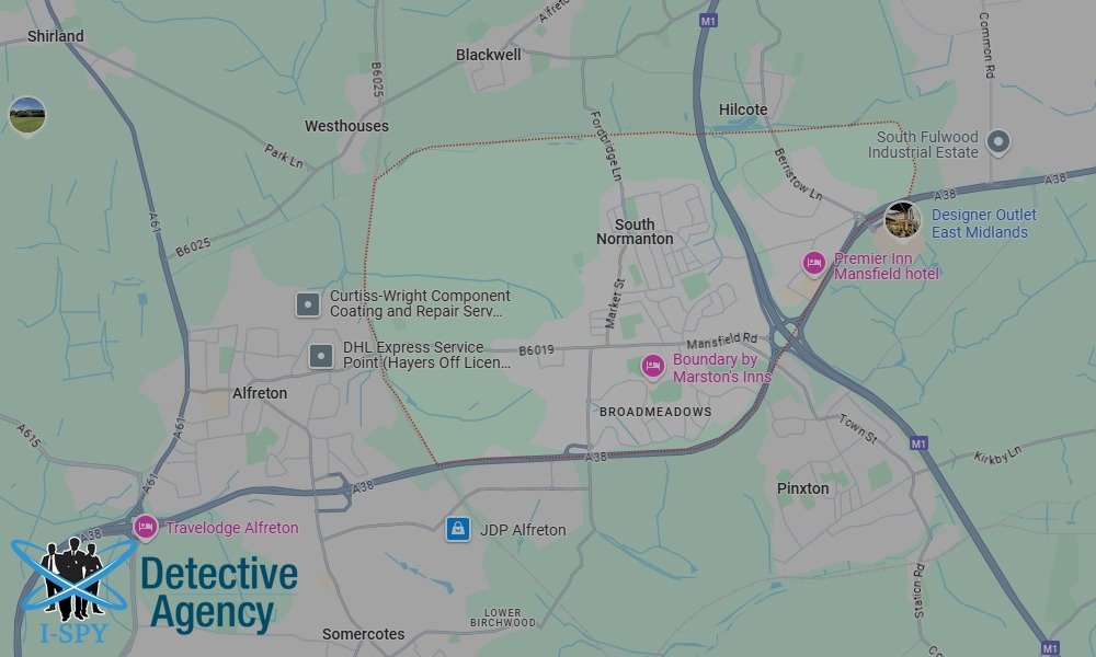 Our Detectives operate across the entire South Normanton area