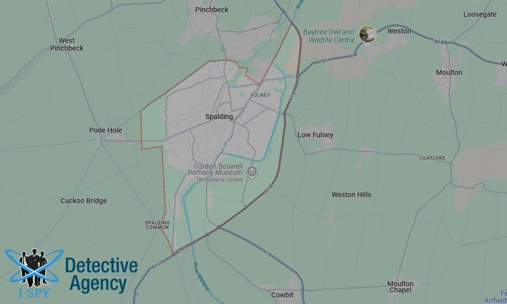 Our Detectives operate across the entire Spalding area